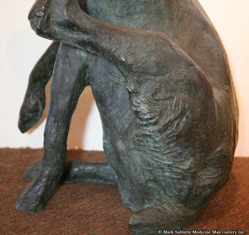 Mark Rossi - Jackrabbit - Pose 4 - Scratching Ear  Two Times Lifesize