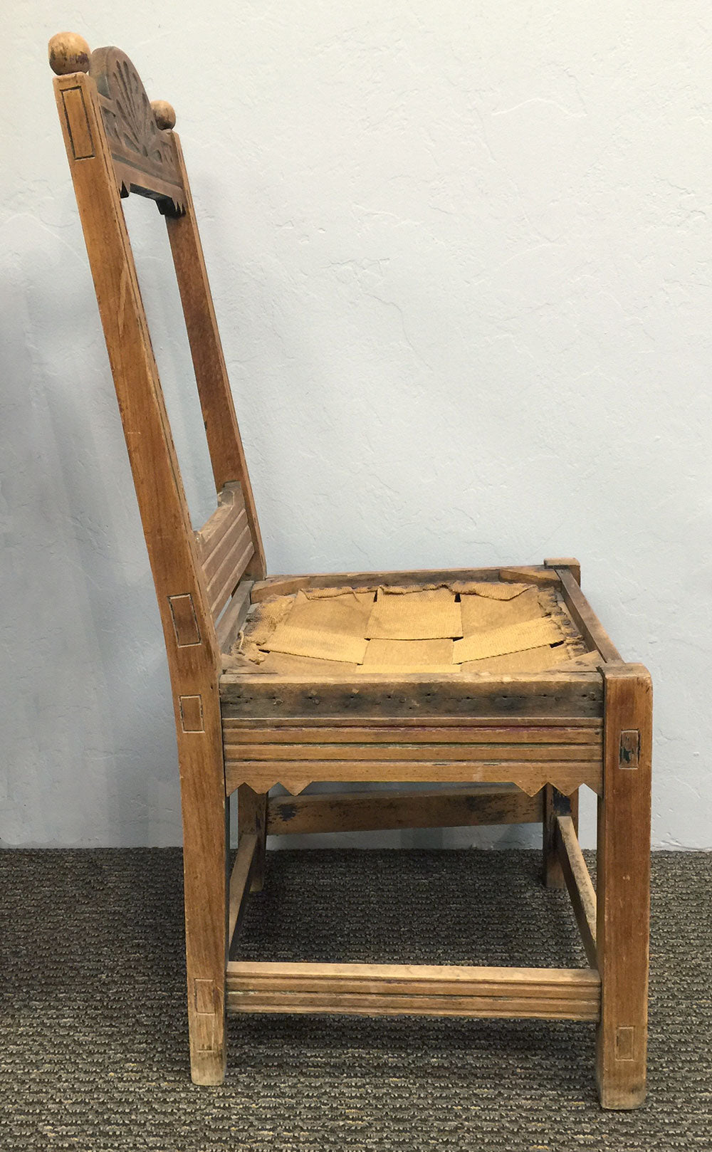 Chair from the Alvarado Hotel, 40" x 19" x 20" (F91924-029-120)