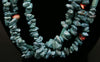 Santo Domingo (Kewa) Turquoise, Heishi and Spiny Oyster Three Strand Necklace, Contemporary, 24" (J90106-0112-011)
