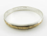 Marc Antia - Apache Sterling Silver and 12K Gold Filled Bangle Bracelet, Size 9 (J91354B-0117-071)