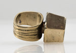 Frank Patania, Jr. - Bronze and Old Pakistani Jewelry Die Ring (J91620A-0217-036)