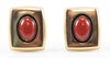Frank Patania, Jr. - 14K Gold, Sterling Silver, and Coral Cufflinks