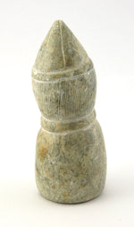 Inuit Soapstone Carving, c. 1960s, 5.5" x 2.25" x 2.25" (M1559)