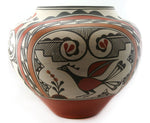 Lois Medina (b. 1959) - Large Zia Polychrome Bird Design Jar, c. 1980, 15.5" x 18.5"