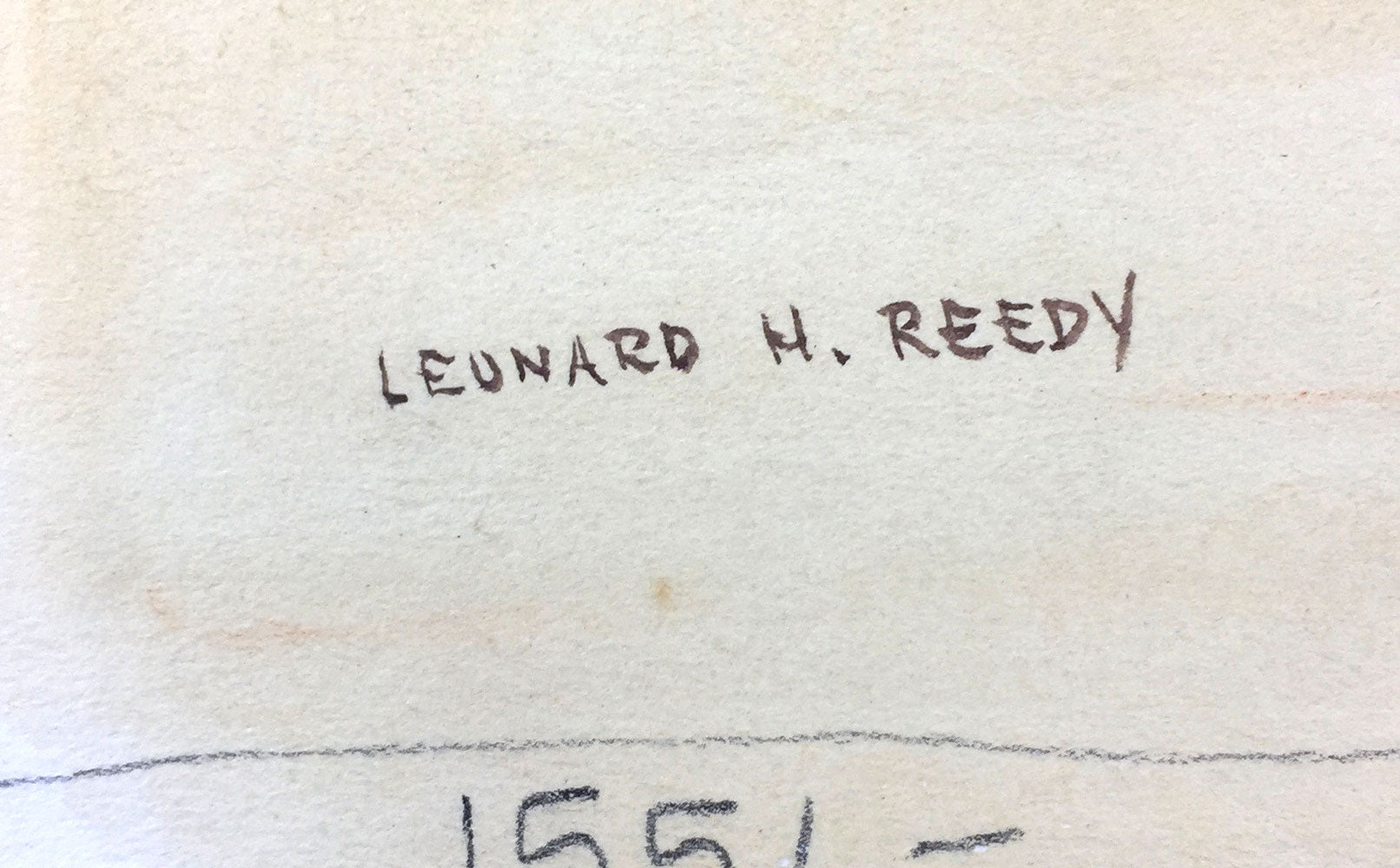 SOLD Leonard H. Reedy (1899-1956) - Defeating Sandstorm
