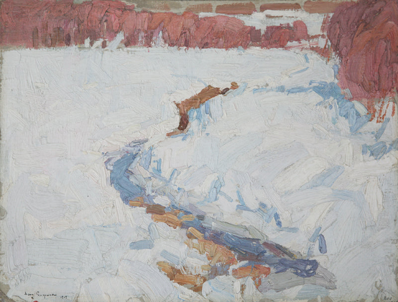 SOLD Leon Gaspard (1882-1964) - A Winter Freeze, Siberia