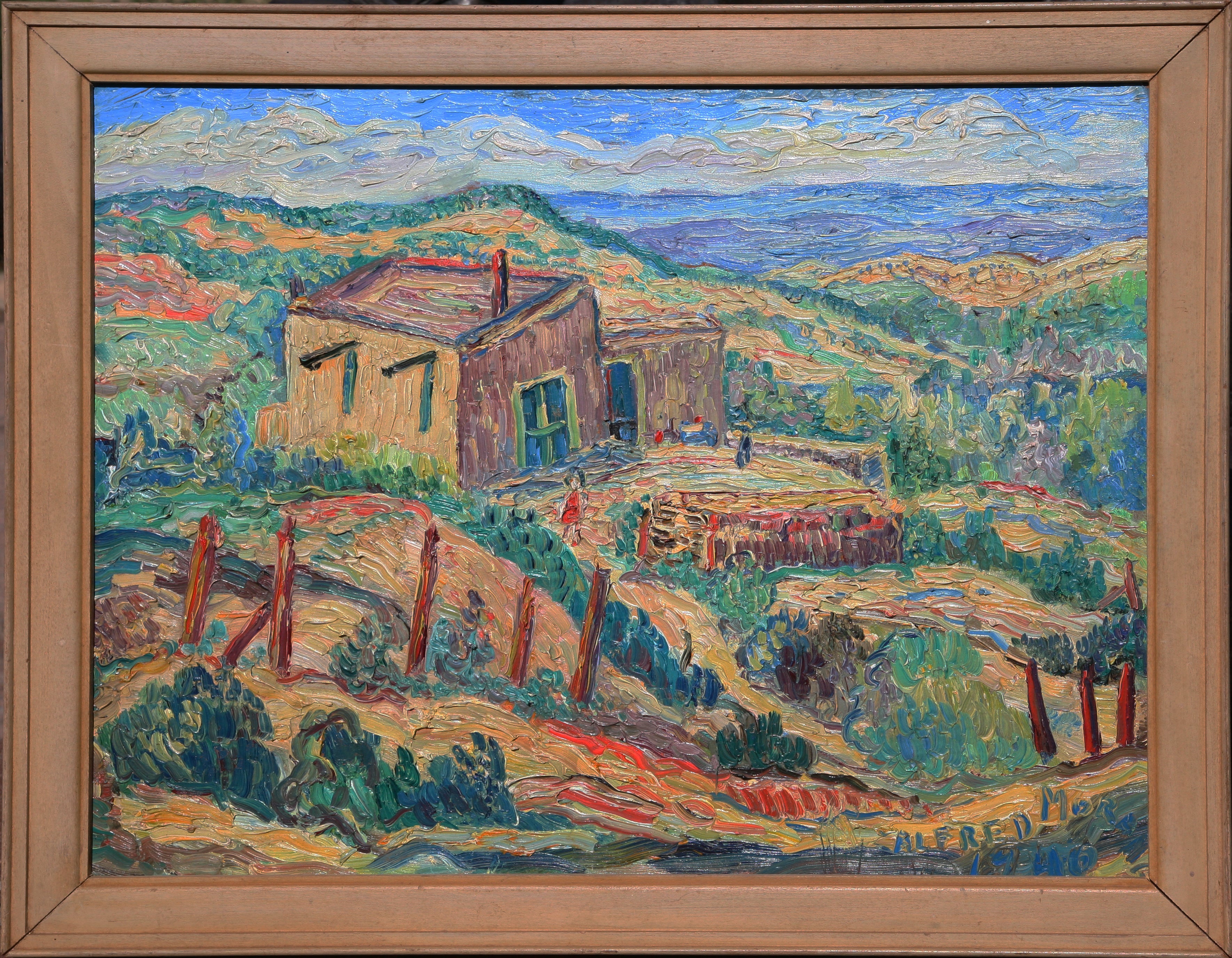 SOLD Alfred Morang 1901-1958 Green Hills of New Mexico