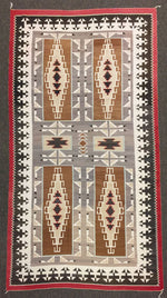 Large Navajo Teec Nos Pos Rug c. 1930s, 146.5" x 80.5" (T4078)