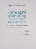 How to Weave a Navajo Rug by Lynda Teller Pete and Barbara Teller Ornelas, Illustrations by Mychal Yellowman (B1715-A) 1