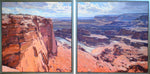 SOLD Jill Carver - Canyonlands From Deadhorse Point (Diptych)
