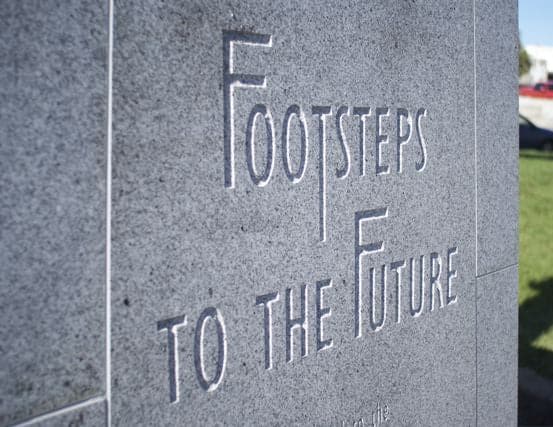 Deborah Copenhaver-Fellows - Footsteps to the Future (Monumental) - PRICE ON REQUEST