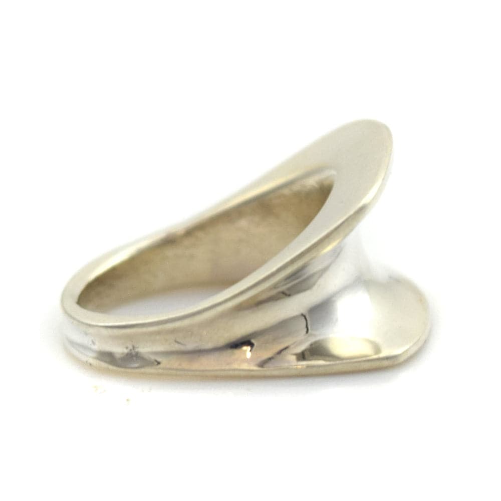 Duane Maktima - Hopi/Laguna Contemporary Sterling Silver Ring, size 7 (J9967)
