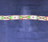 Lakota/Sioux Beaded Leather Strip with Trade Cloth c. 1940s, 45.5" x 40" (DW1314) 2