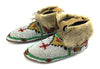 Possibly Gros Ventre Beaded Moccasins, c. 1900s, 8" x 9.5" x 3.5" each (DW90757-0421-012)4