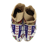 Sioux Beaded Leather Moccasins c. 1890s, 2.75" x 8.5" x 3.25" (DW91963-1021-019)5
