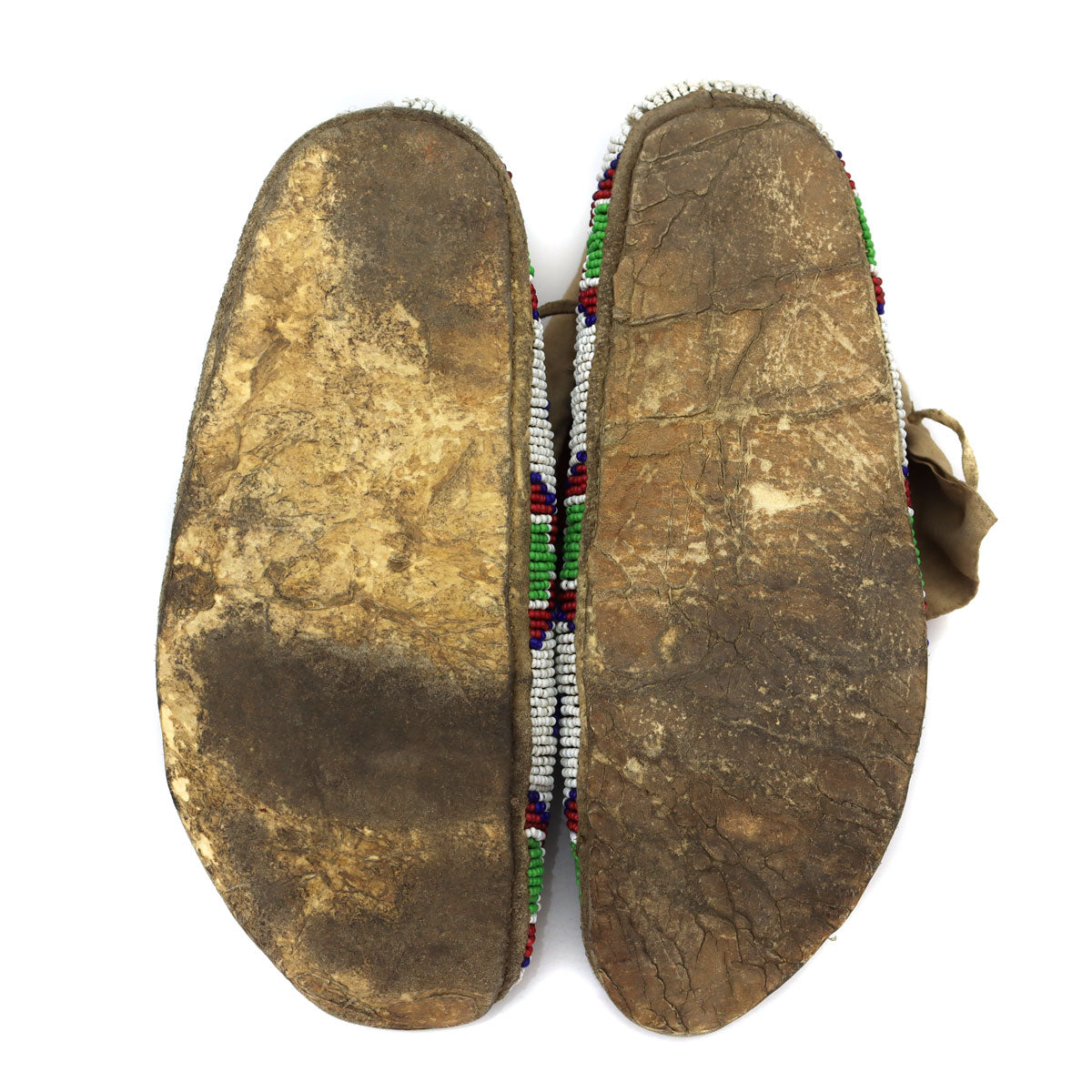 Sioux Beaded Leather Moccasins c. 1890s, 2.75" x 8.5" x 3.25" (DW91963-1021-019)6