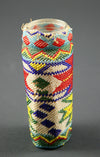 Paiute Beaded Glass Bottle, c. 1920s, 5.5" x 2.75 x 2" (DW91991A-0310-005)