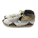 Gros Ventre Leather Beaded Moccasins c. 1890s, 3.25" x 9.5" x 3.5" (DW92323A-0421-002) 4

