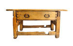 Sabino Wood Table c. 1700s, 17.5" x 35" x 17.5" (F90709-1022-011)