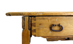 Sabino Wood Table c. 1700s, 17.5" x 35" x 17.5" (F90709-1022-011) 1