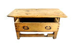 Sabino Wood Table c. 1700s, 17.5" x 35" x 17.5" (F90709-1022-011) 2
