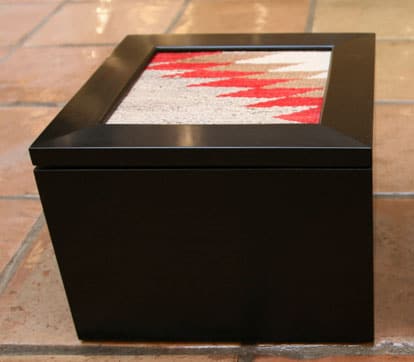 Kevin Irvin - Mod Box with Antique Navajo Textile Inlay (F90904-019-00