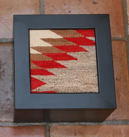 Kevin Irvin - Mod Box with Antique Navajo Textile Inlay (F90904-019-00