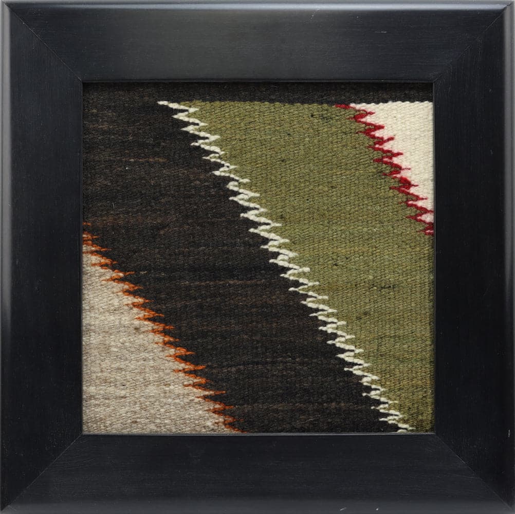 Kevin Irvin - Window with Navajo Red Mesa Textile Inlay c. 1920s (T91924-0120-001)
