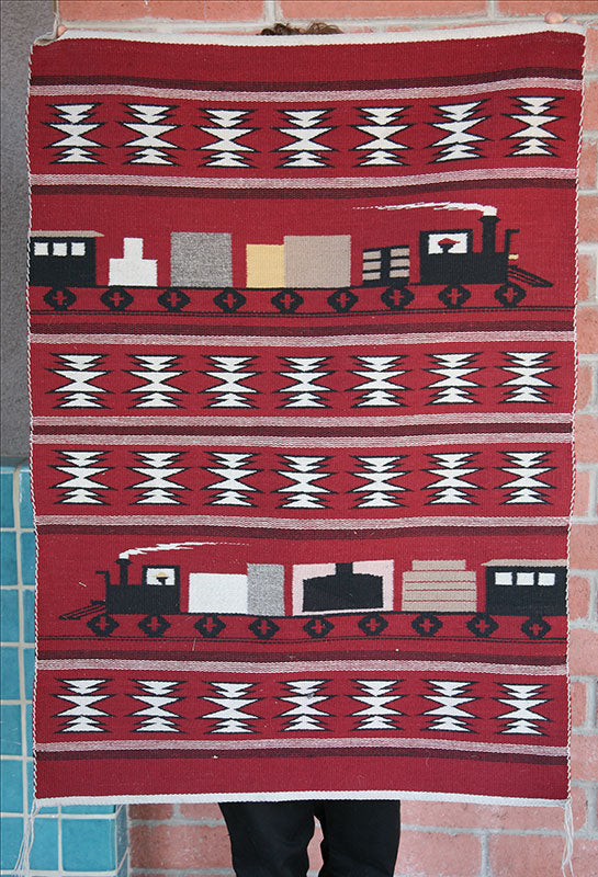 Navajo Train Pictorial Rug