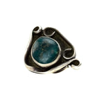 Navajo Turquoise and Silver Ring c. 1950 size 5.75