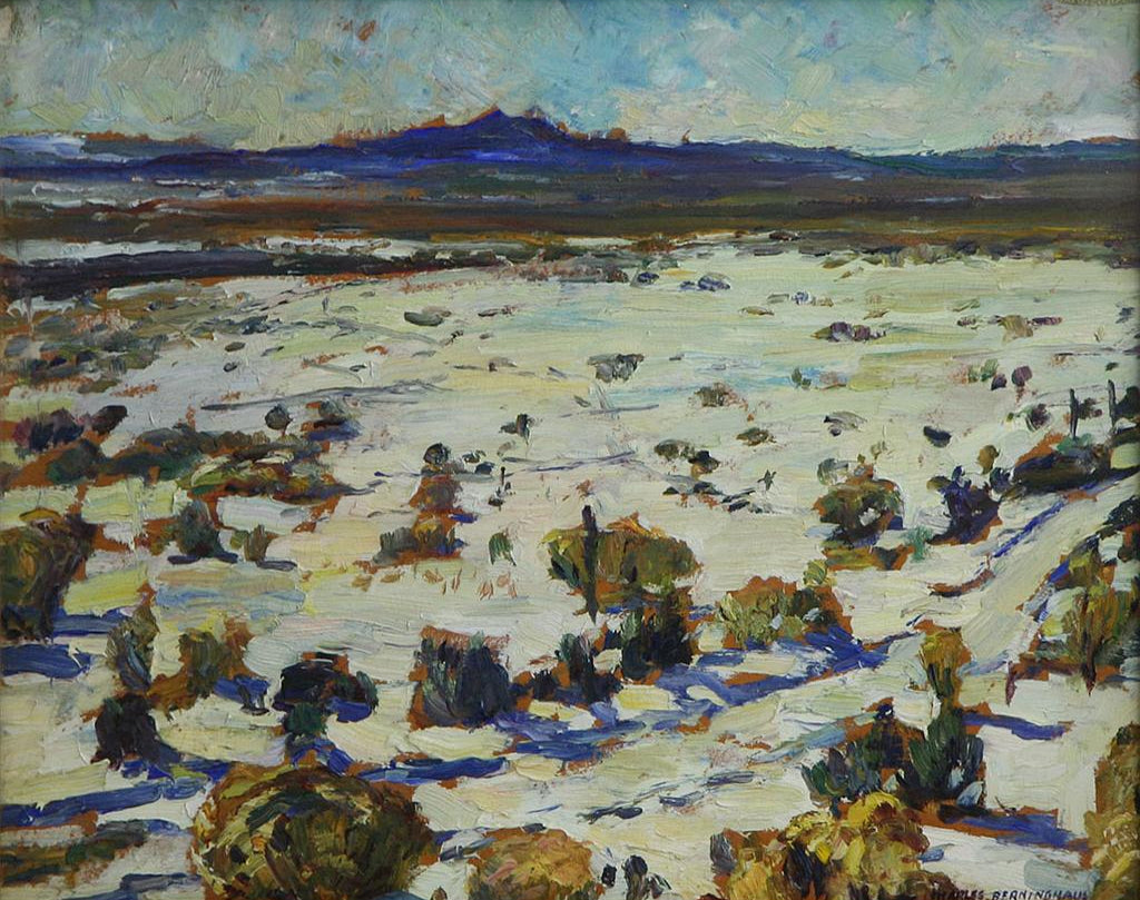 SOLD Charles Berninghaus (1905-1988) - Desert White