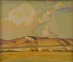 Maynard Dixon (1875-1946) - Sketch for Overmantel, Chalk Hills, Utah