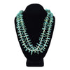 Navajo Turquoise and Heishi Two Strand Necklace c. 1960, 32" length