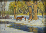 SOLD Charles Fritz - In the Winter Pasture