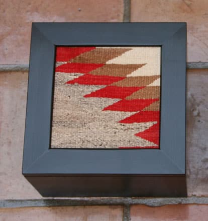 Kevin Irvin - Mod Box with Antique Navajo Textile Inlay (F90904-019-00