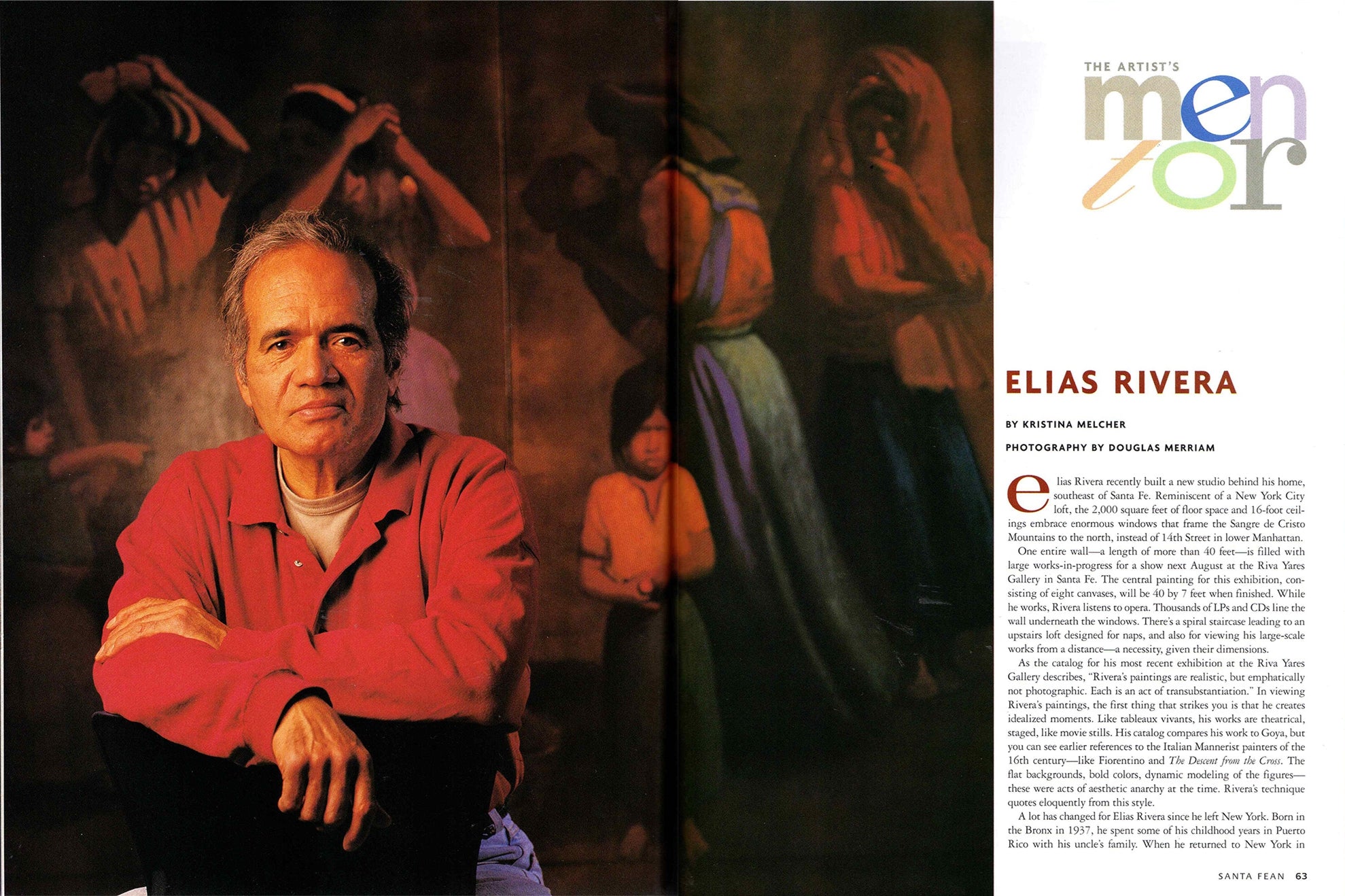 SOLD Elias Rivera (1937-2019) - People of Peru #28