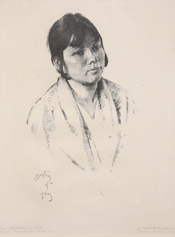 x SOLD W. Herbert Dunton (1878-1936) - Pueblo Girl