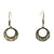 Mexican Silver Hook Earrings, 1.5"...
