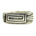 Navajo Silver Stamped Spoon with Deer Design c. 1900-20s, 4.75" x 1" 1
