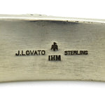 Navajo Silver Stamped Spoon with Deer Design c. 1900-20s, 4.75" x 1" 3
