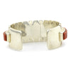 Vernon Haskie - Contemporary Navajo Coral Channel Inlay and Sterling Silver Bracelet, size 6.5 2
