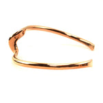 John K. Aguilar - Santo Domingo Contemporary Copper Twist Bracelet, size 6.5 (J12026)
