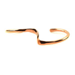 John K. Aguilar - Santo Domingo Contemporary Copper Twist Bracelet, size 6.5 (J12026)