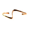John K. Aguilar - Santo Domingo Contemporary Copper Twist Bracelet, size 6.75 (J12027)
