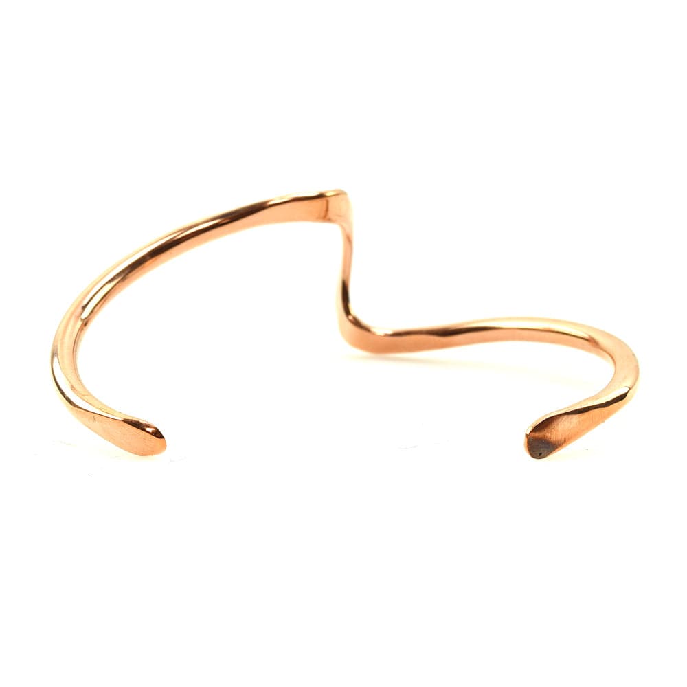 John K. Aguilar - Santo Domingo Contemporary Copper Twist Bracelet, size 6.75 (J12027) 2
