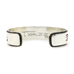 Timmy Yazzie - Navajo/San Felipe Contemporary Sterling Silver Overlay Bracelet, size 6 (J12408) 2
