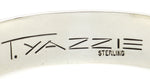 Timmy Yazzie - Navajo/San Felipe Contemporary Sterling Silver Overlay Bracelet, size 6 (J12408) 4
