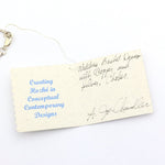 Amelia Joe Chandler - Navajo Contemporary Silver and Copper Wedding Basket Design Necklace, 16" length (J12598) 3
