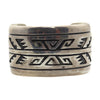 Tommy Singer (1940-2014) - Navajo Silver Overlay Bracelet c. 1970s, size 6.75 (J13166)
