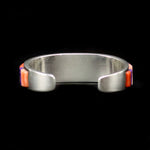 Vernon Haskie - Navajo Contemporary Multi-Stone Cobble Inlay and Sterling Silver Bracelet, size 5.75 (J13256-CO)2
